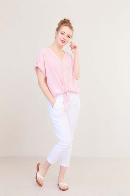 LINEN TOP