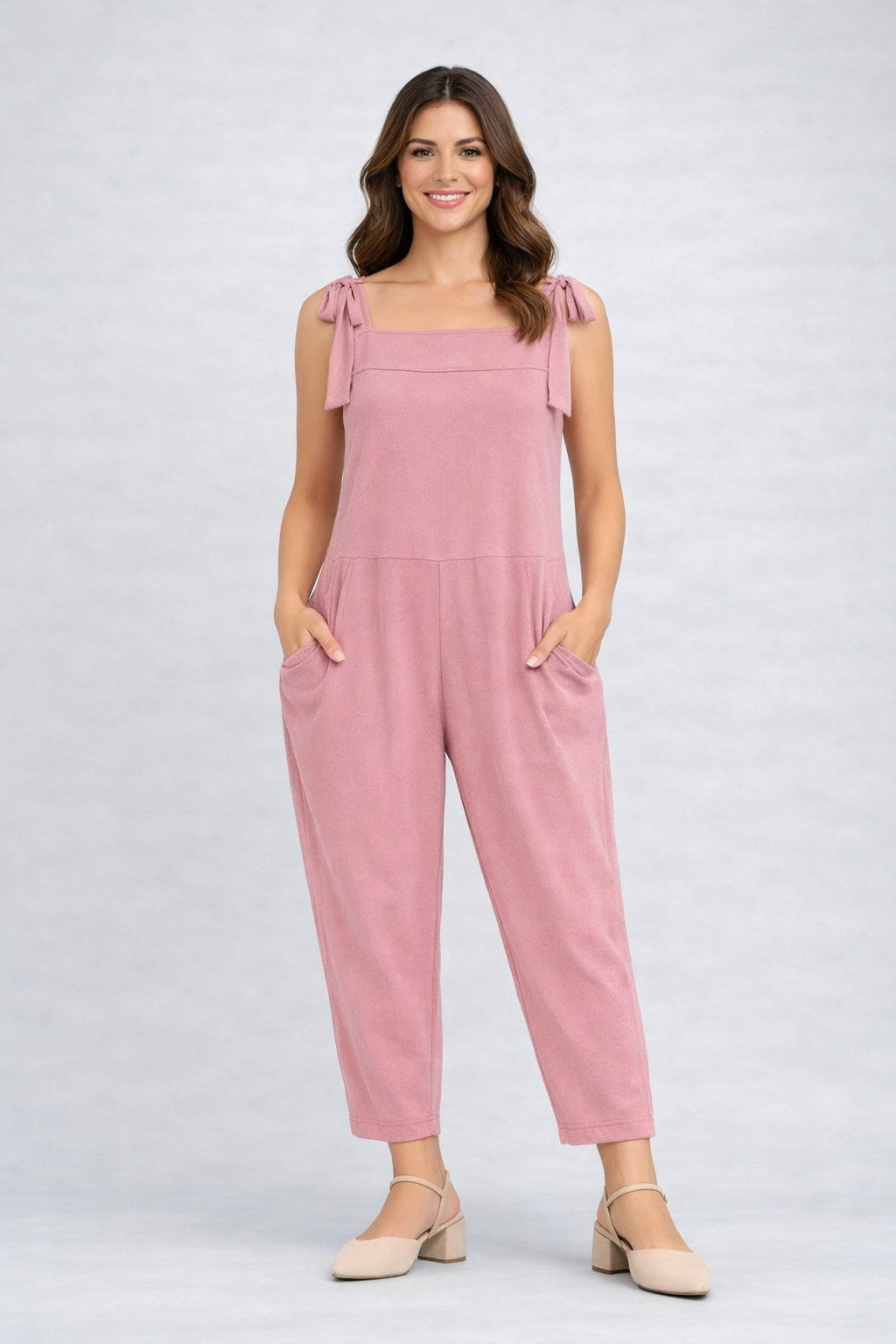COTTON BIB PANTS