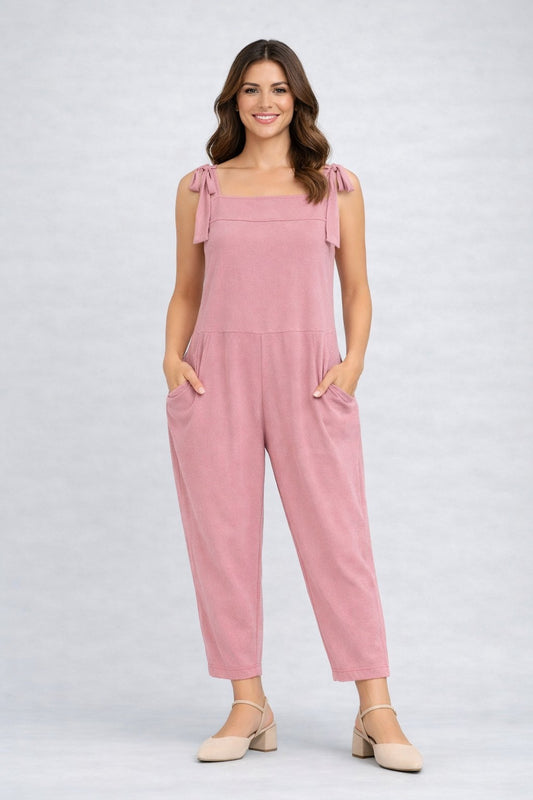 COTTON BIB PANTS