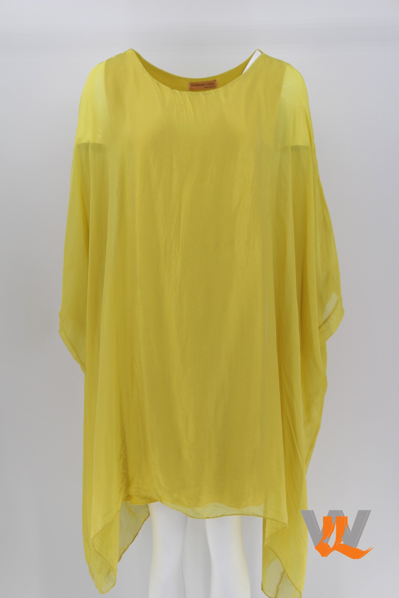 3/4 SLEEVE SILK BLOUSE