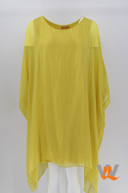 3/4 SLEEVE SILK BLOUSE