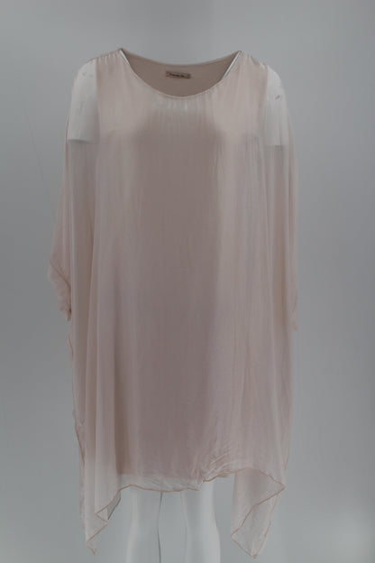 3/4 SLEEVE SILK BLOUSE