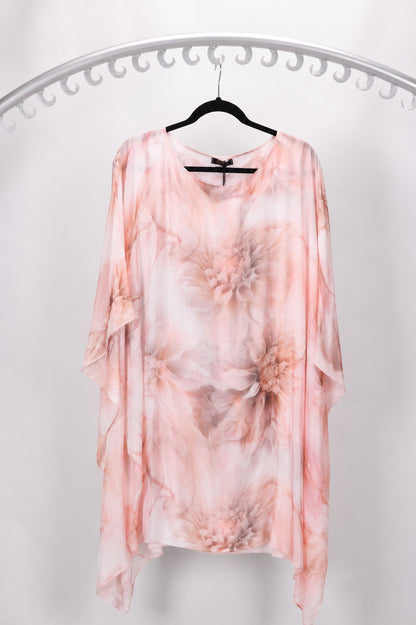 3/4 SLEEVE SILK BLOUSE