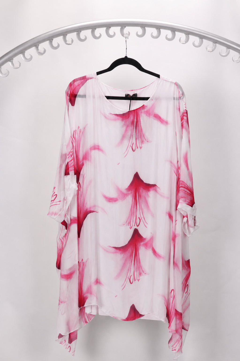 3/4 SLEEVE SILK BLOUSE