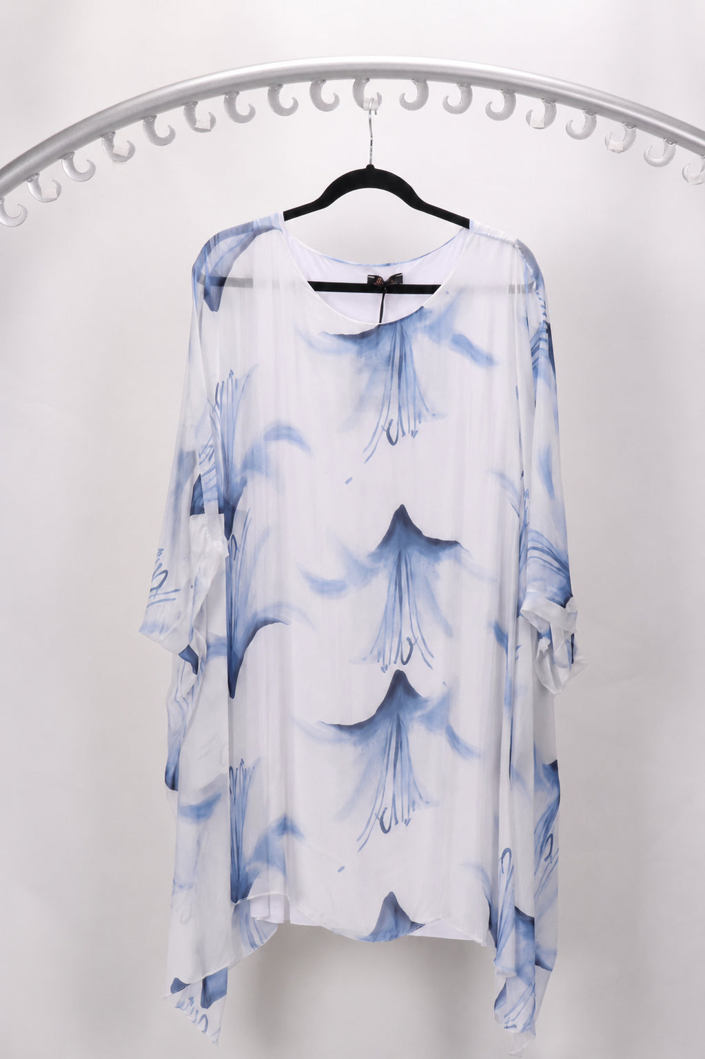3/4 SLEEVE SILK BLOUSE