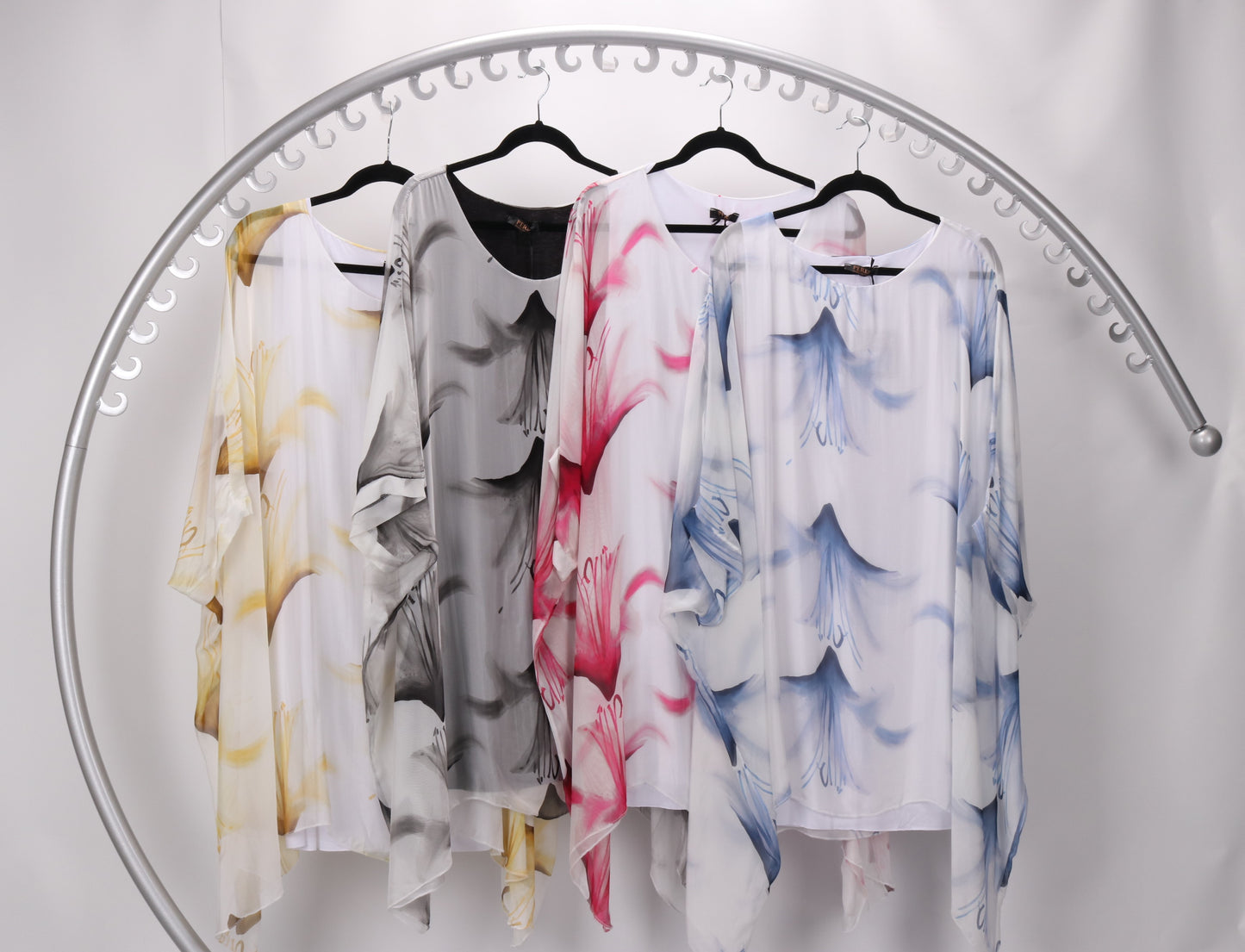 3/4 SLEEVE SILK BLOUSE