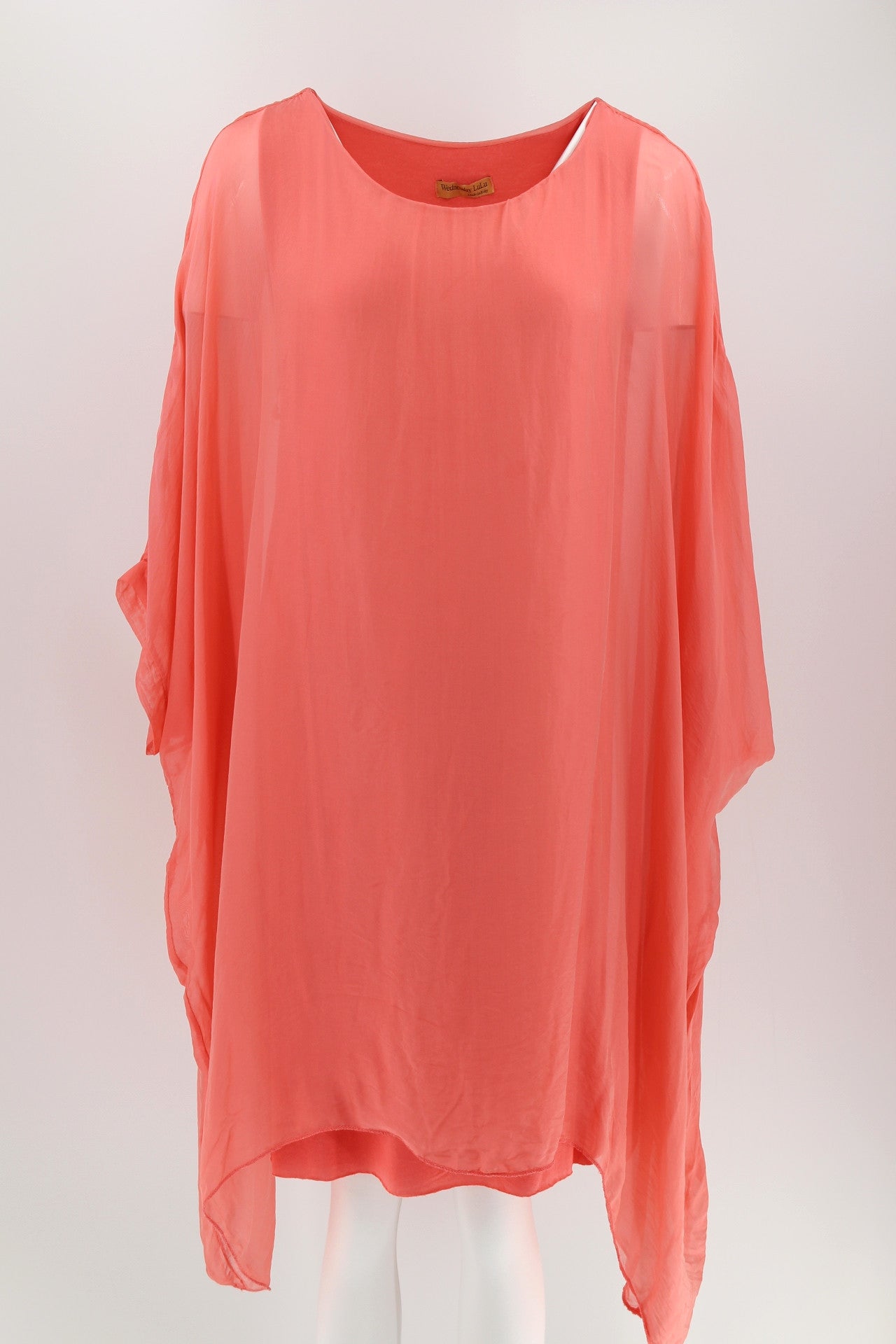 3/4 SLEEVE SILK BLOUSE