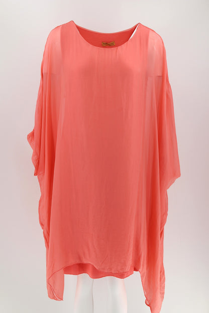 3/4 SLEEVE SILK BLOUSE