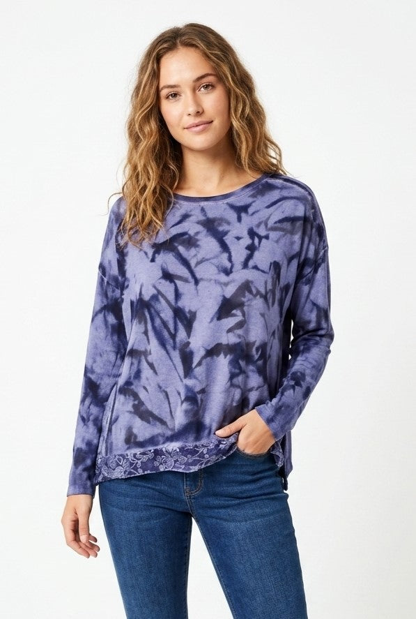 LONG SLEEVE KNIT TOP