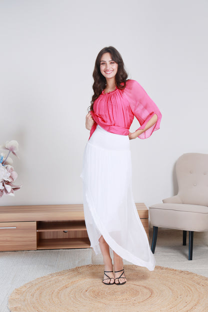 SILK SKIRT