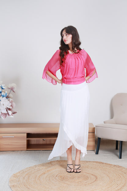 SILK SKIRT