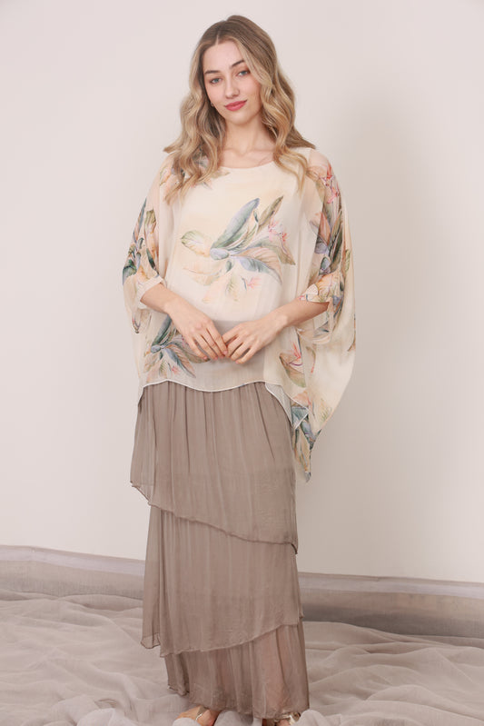 SILK SKIRT
