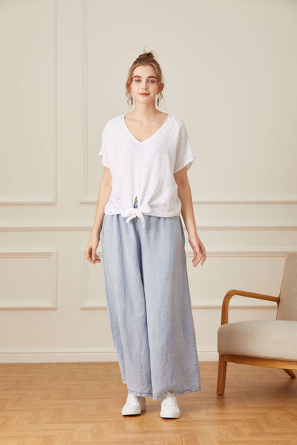 COTTON & LINEN TOP