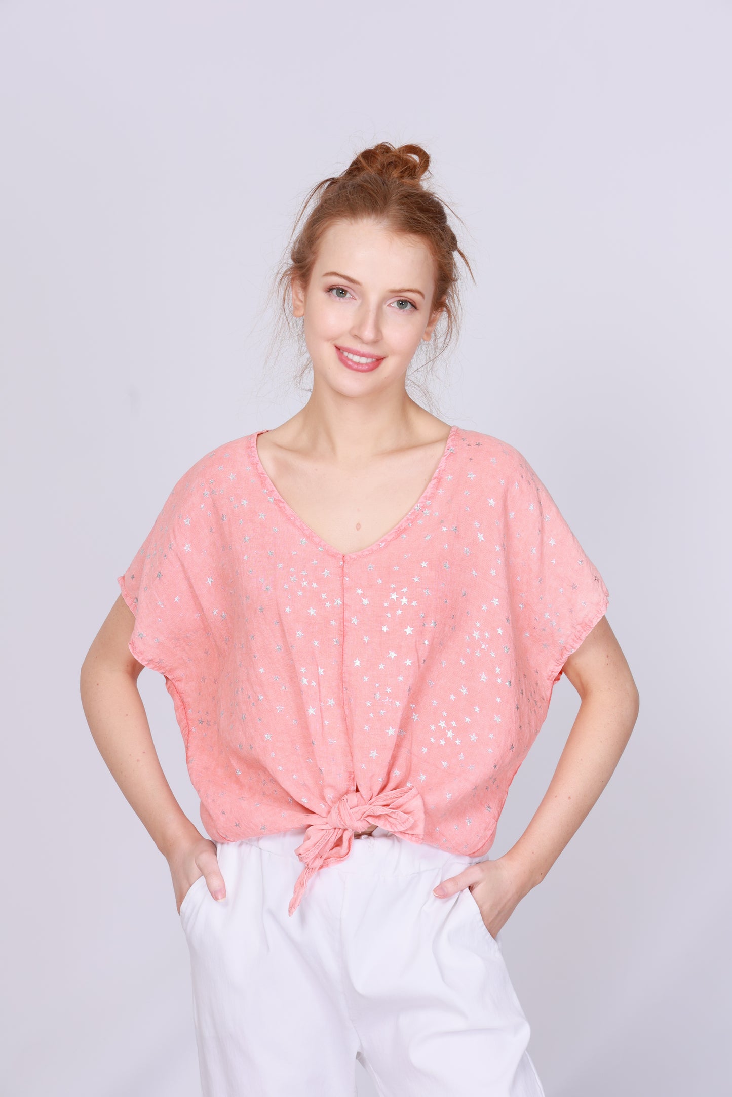 COTTON & LINEN TOP