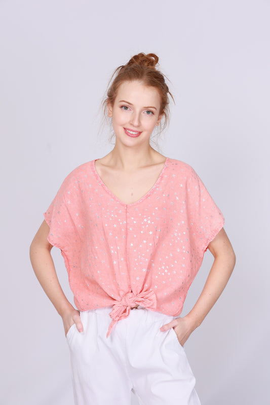 COTTON & LINEN TOP