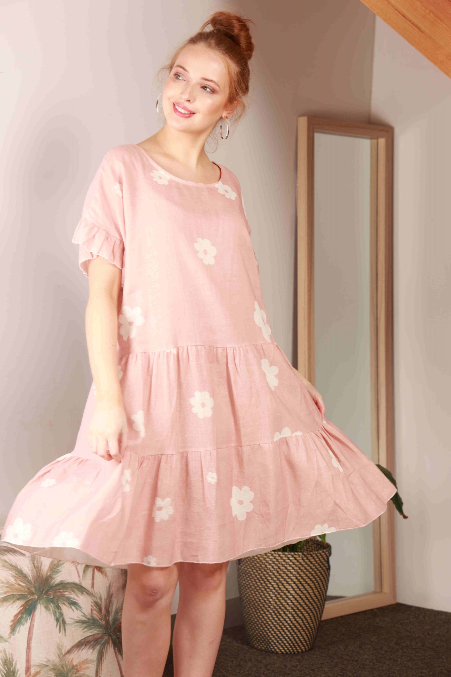 LINEN DRESS