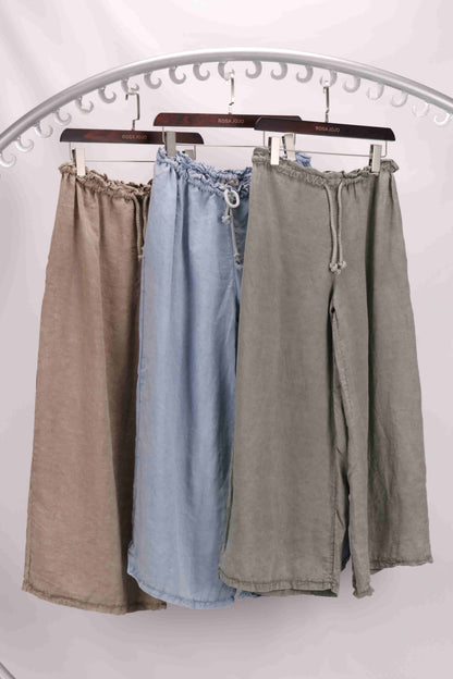 COTTON & LINEN PANTS