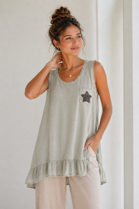 COTTON TANK TOP