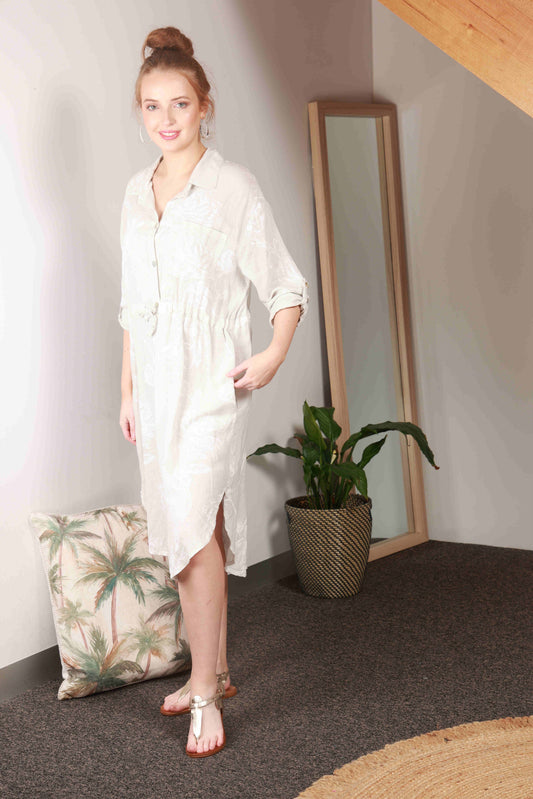 LINEN & COTTON DRESS