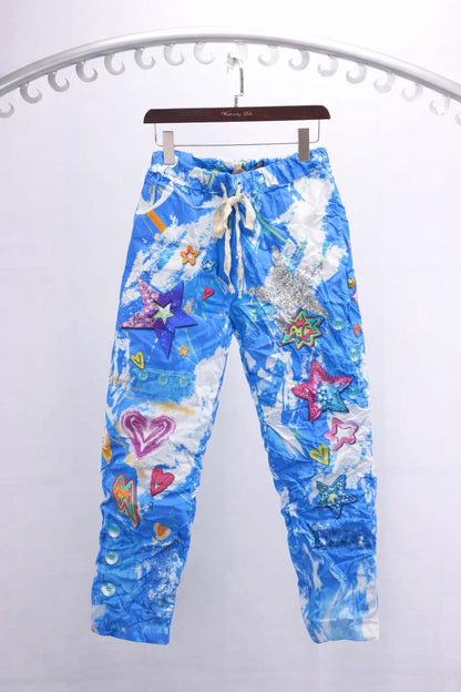FLORAL PANTS