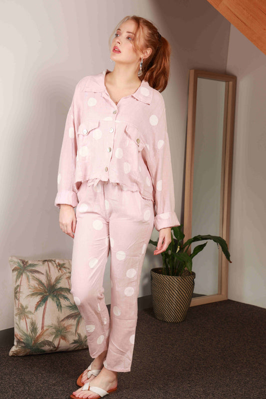 LINEN & COTTON PANTS