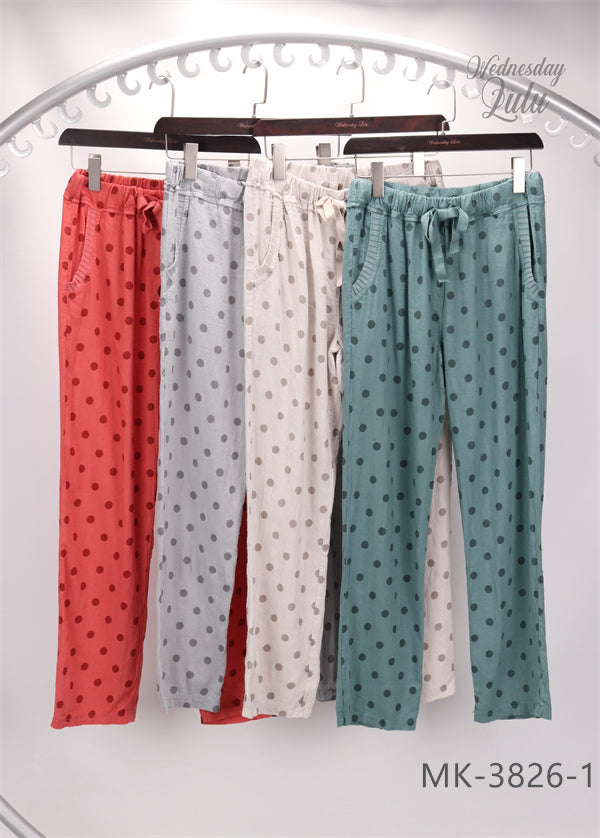 LINEN & COTTON PANTS