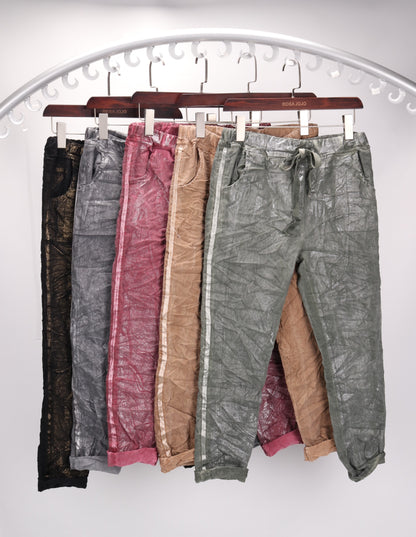 METALLIC PANTS