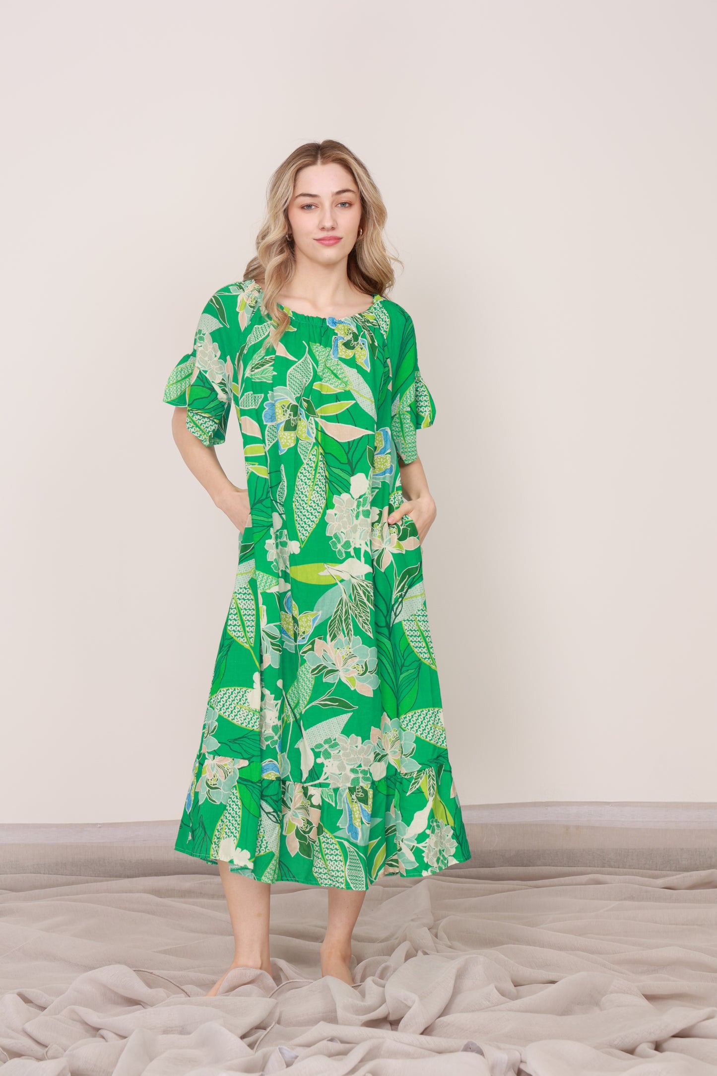 COTTON & LINEN DRESS