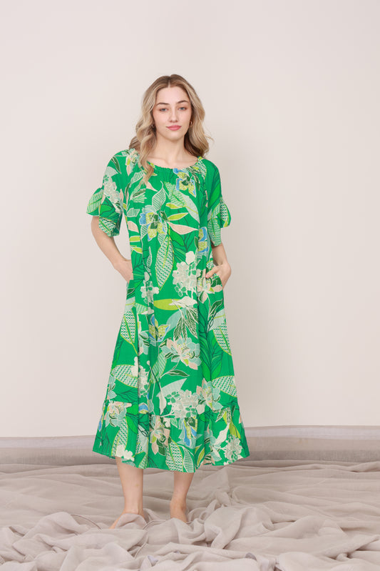 COTTON & LINEN DRESS