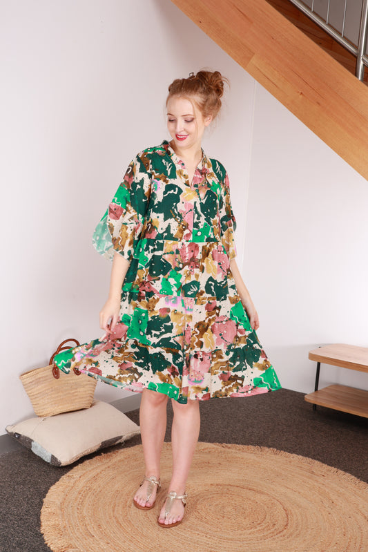 LINEN & COTTON DRESS