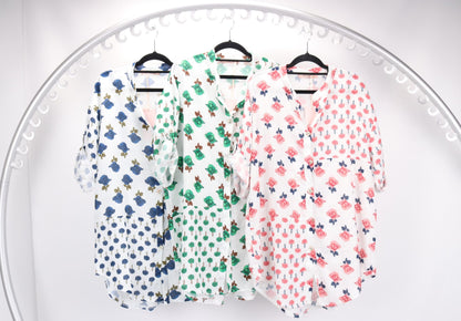 LINEN & COTTON TOP