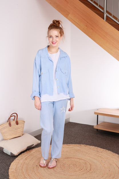 LINEN & COTTON PANTS