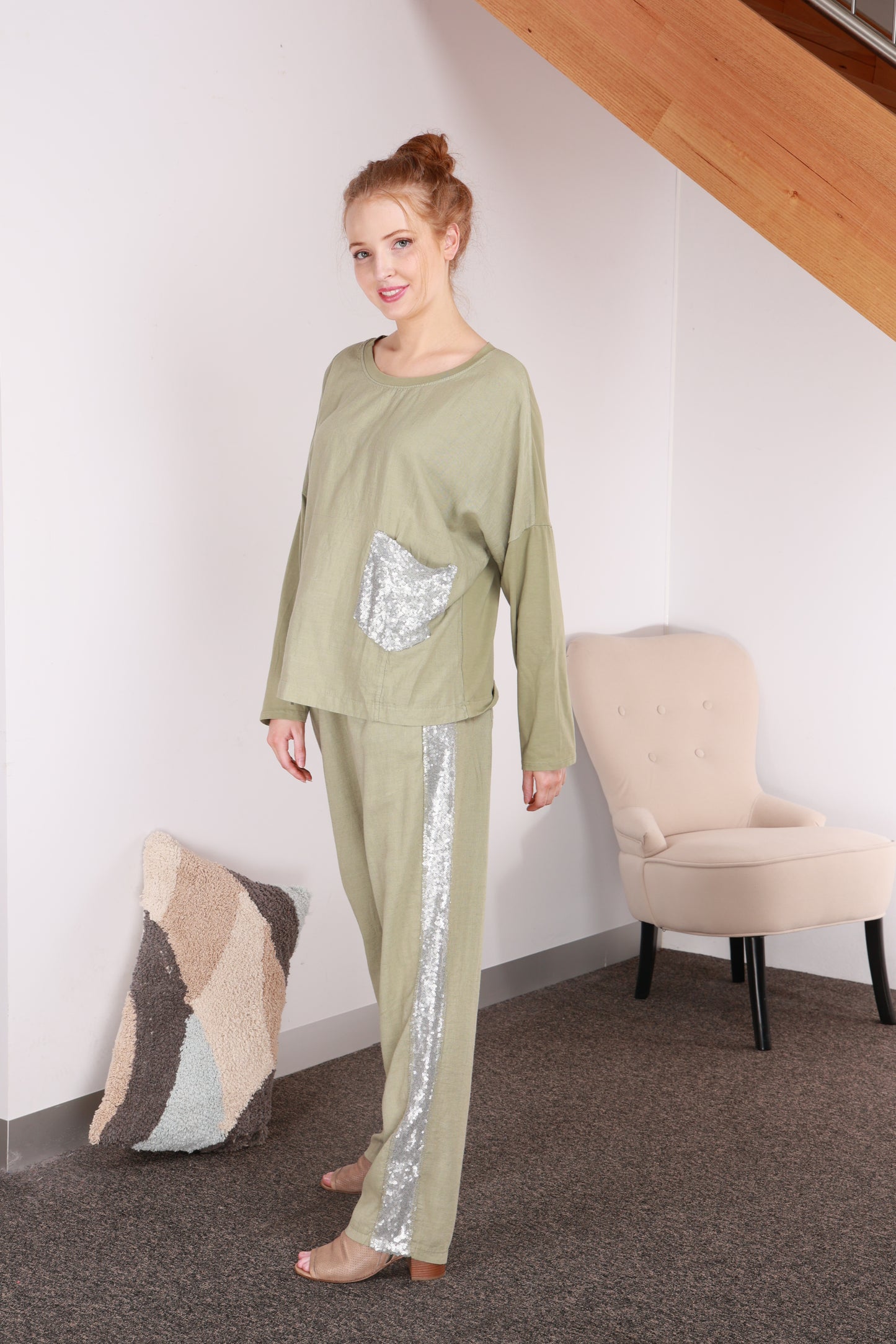 LINEN & COTTON PANTS