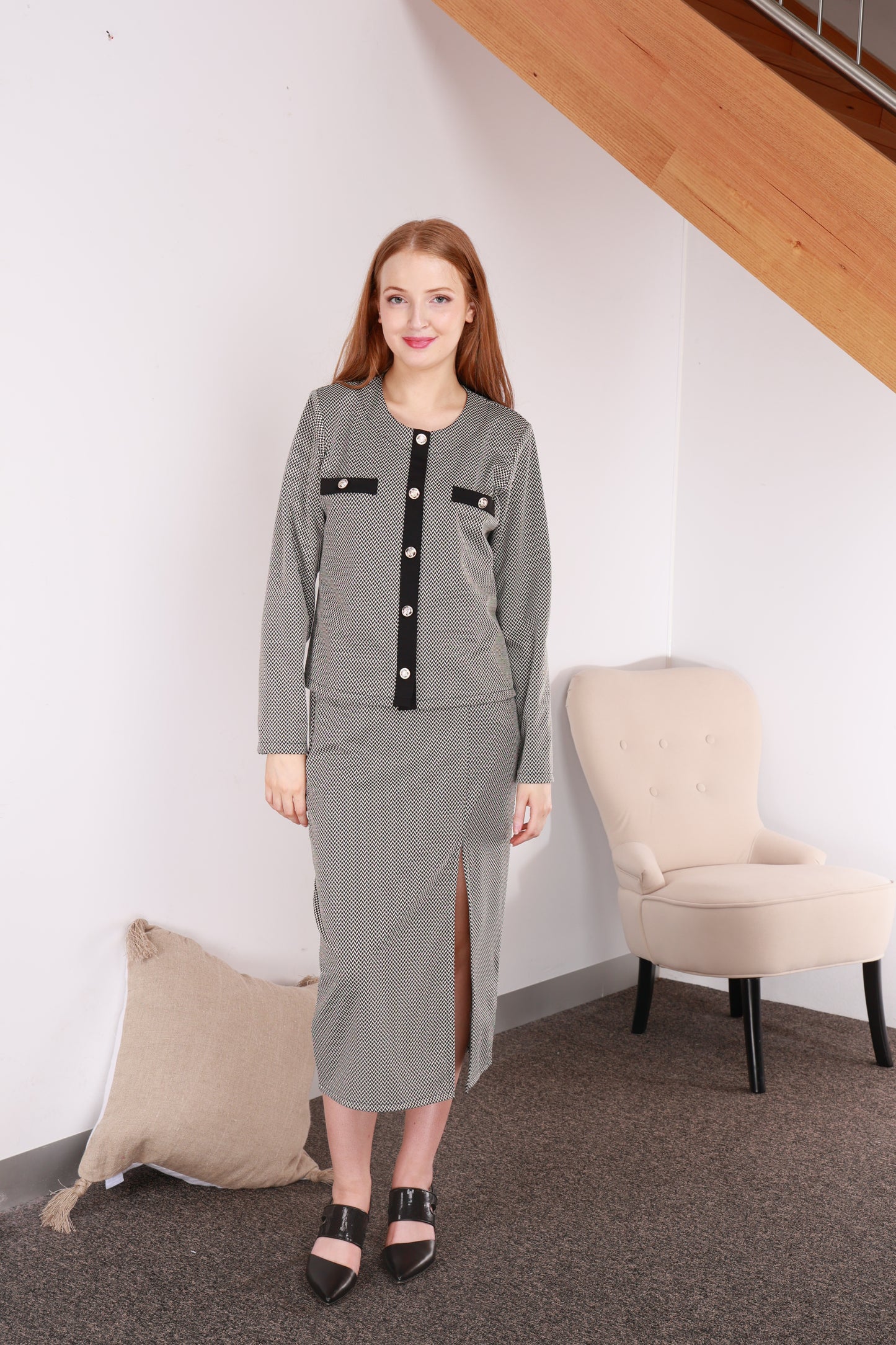 VISCOSE SKIRT