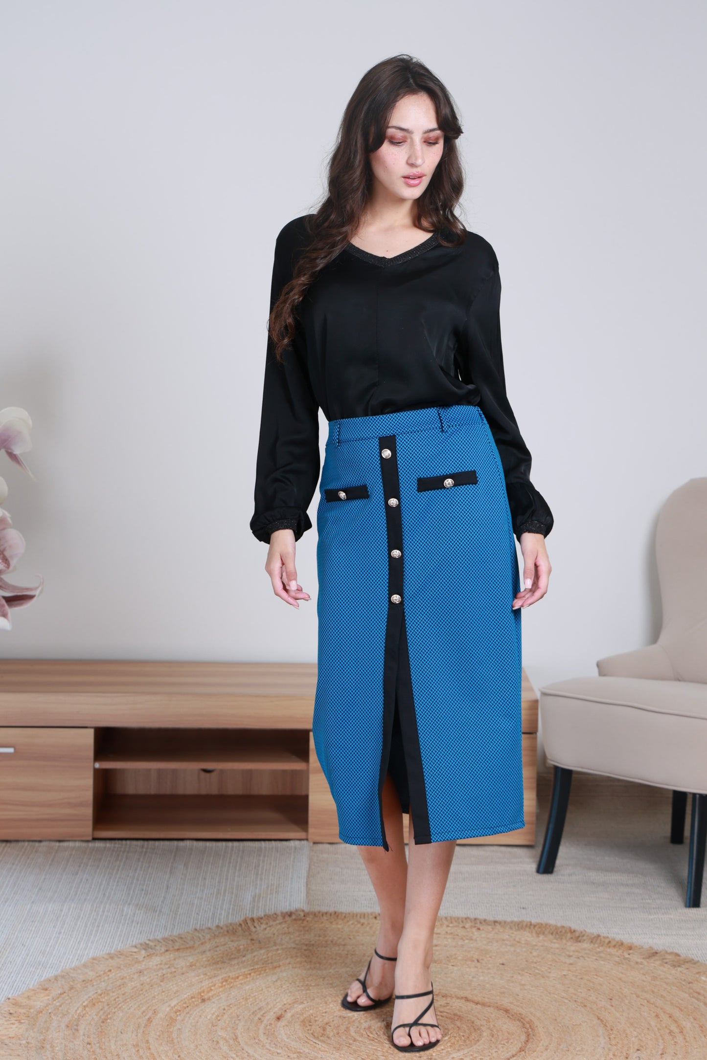 VISCOSE SKIRT