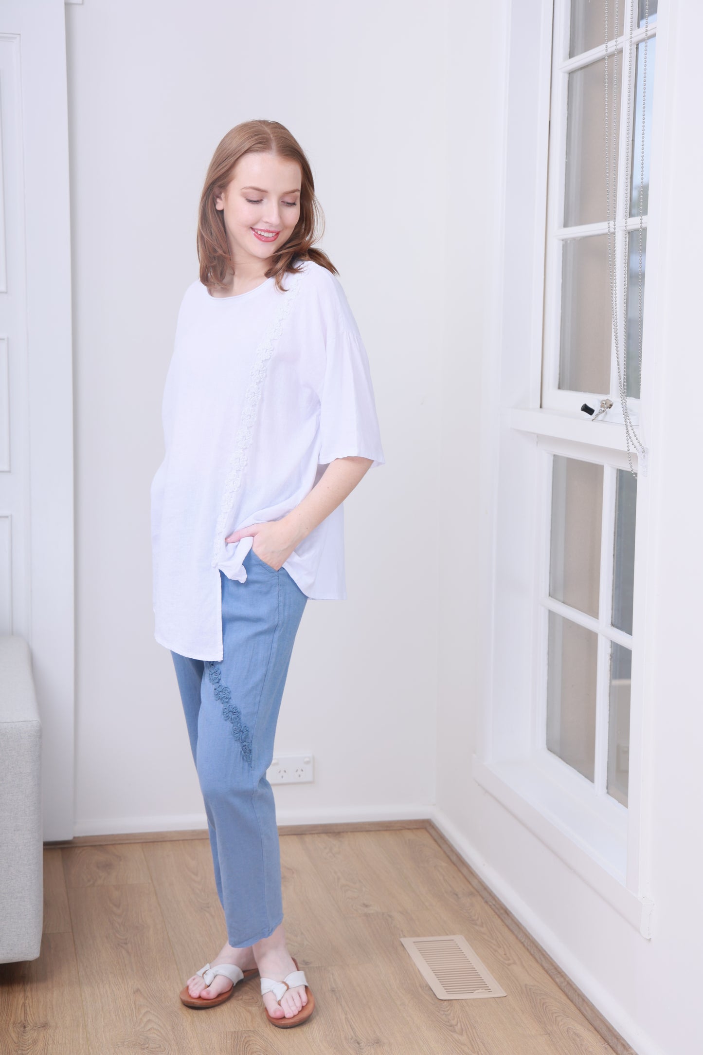 LINEN & COTTON TOP