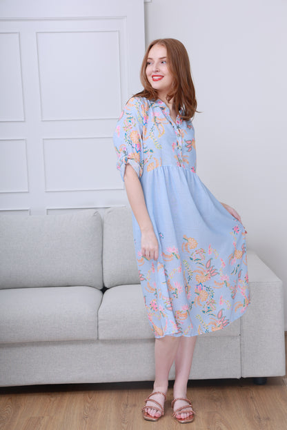 LINEN & COTTON DRESS