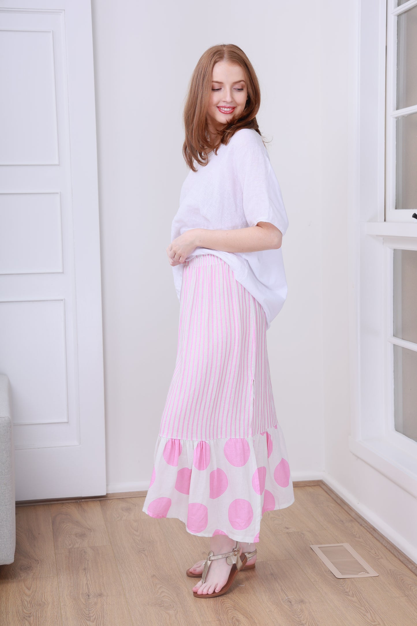 LINEN & COTTON SKIRT