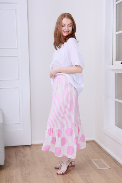 LINEN & COTTON SKIRT