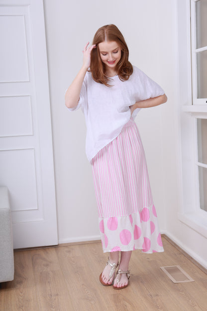 LINEN & COTTON SKIRT