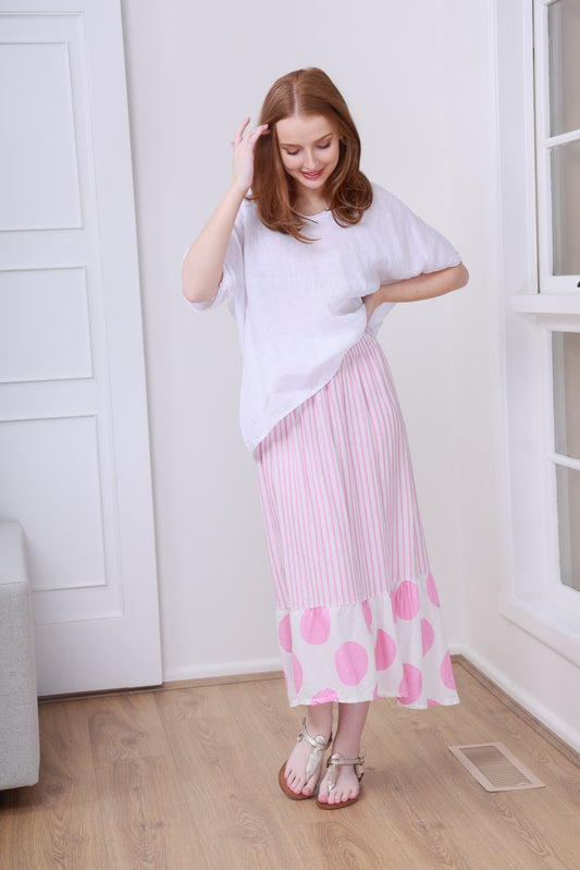 LINEN & COTTON SKIRT