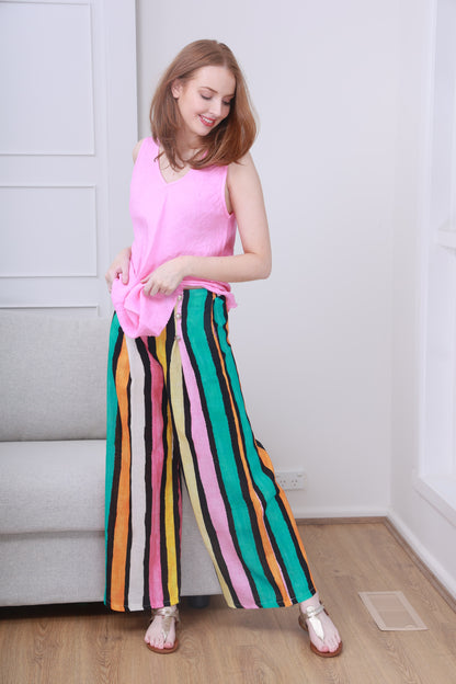 LINEN & COTTON PANTS