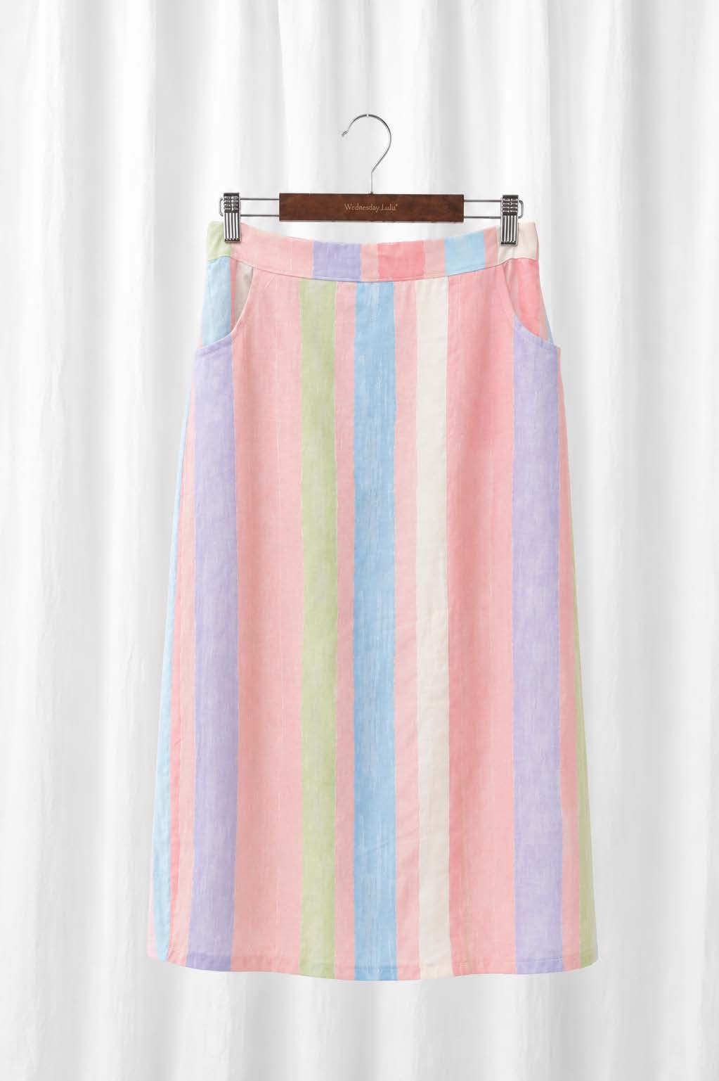 LINEN & COTTON SKIRT