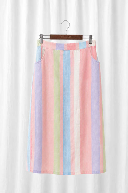 LINEN & COTTON SKIRT