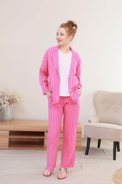 COTTON & LINEN CASUAL BLAZER