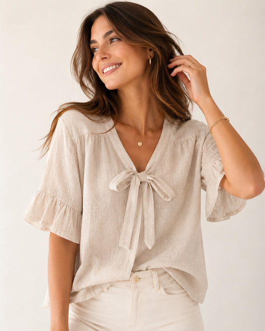 LINEN TOP