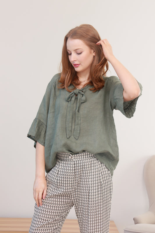 LINEN TOP