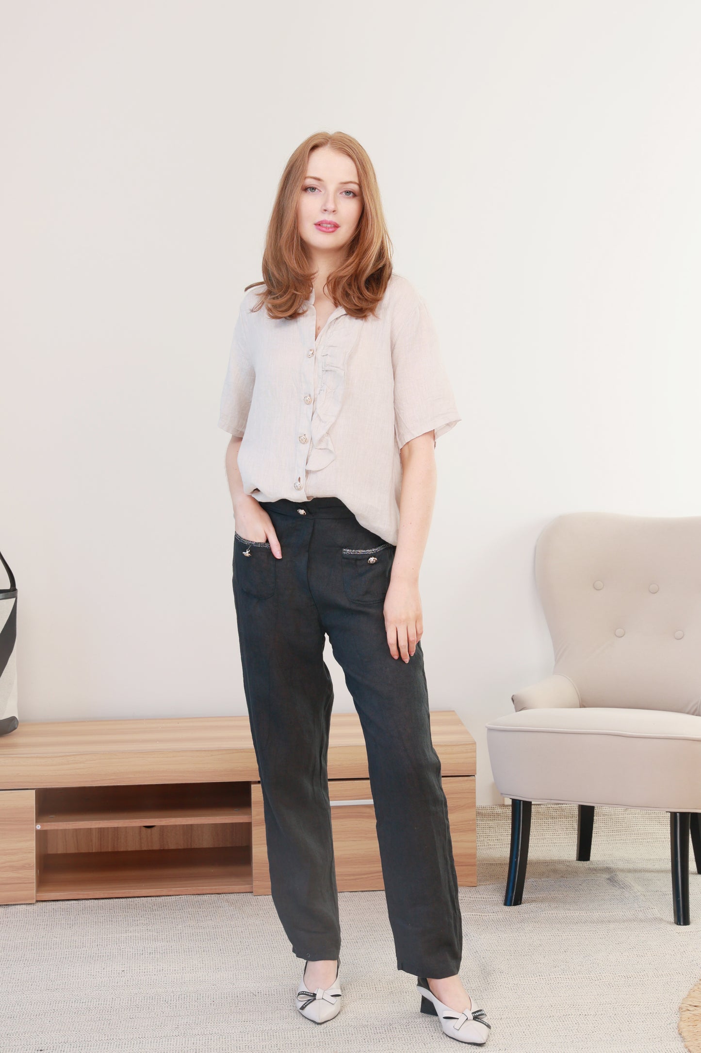 LINEN TOP