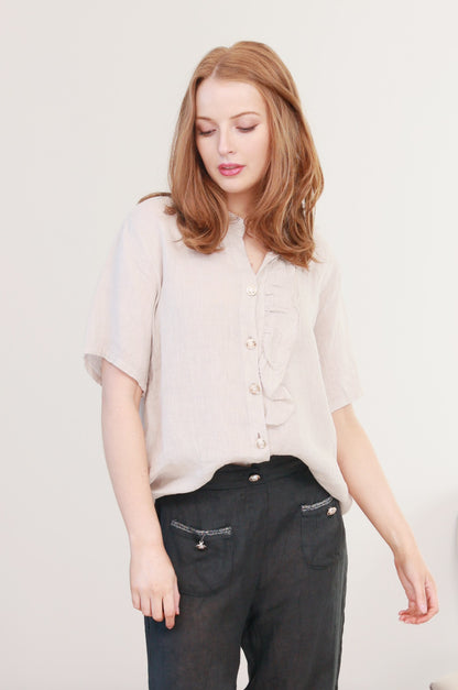 LINEN TOP