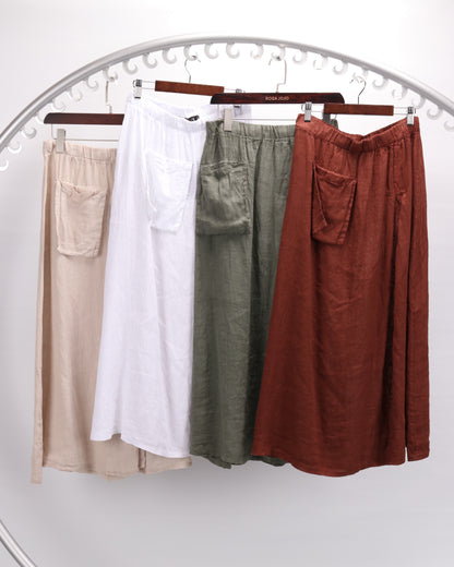 LINEN SKIRT